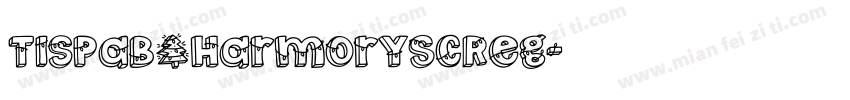 Tispab_HarmorySCReg字体转换
