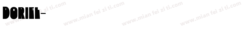 Doriel字体转换