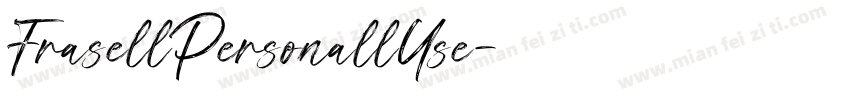 FrasellPersonallUse字体转换