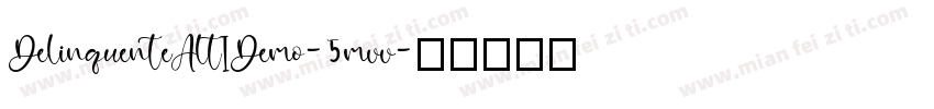 DelinquenteAltIDemo-5mvv字体转换