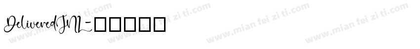 DeliveredJNL字体转换