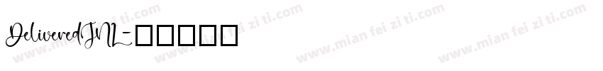 DeliveredJNL字体转换