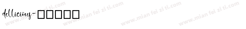 dellicious字体转换