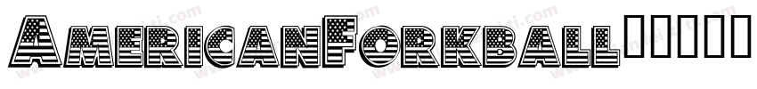 AmericanForkball字体转换