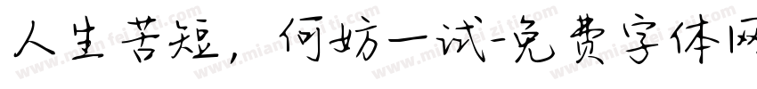 人生苦短，何妨一试字体转换