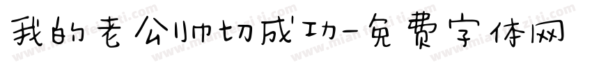 我的老公帅切成功字体转换
