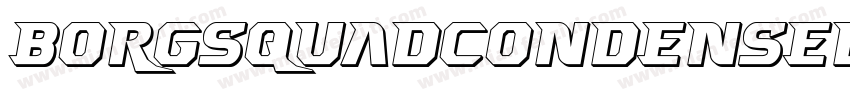 BorgsquadCondensedItalic-zZE1字体转换