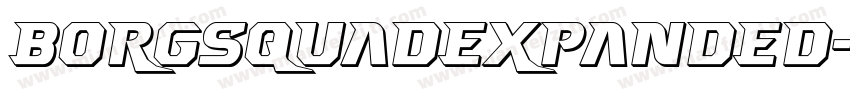 BorgsquadExpanded-5AVz字体转换