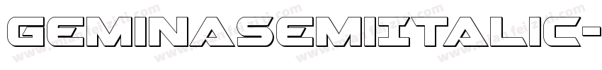 GeminaSemiItalic-eAm6字体转换