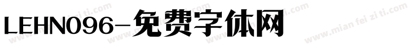 LEHN096字体转换