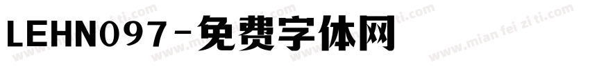 LEHN097字体转换