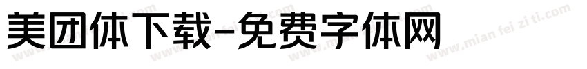 美团体下载字体转换