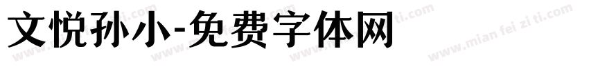文悦孙小字体转换
