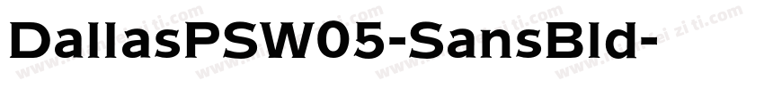 DallasPSW05-SansBld字体转换
