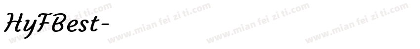 HyFBest字体转换