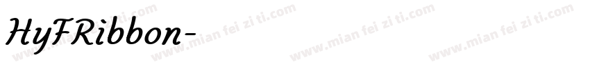 HyFRibbon字体转换
