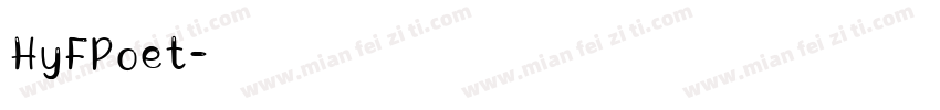 HyFPoet字体转换