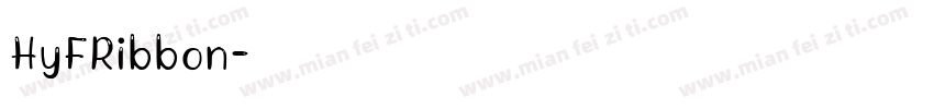 HyFRibbon字体转换