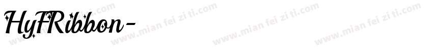 HyFRibbon字体转换