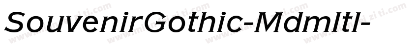 SouvenirGothic-MdmItl字体转换