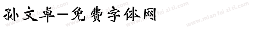 孙文卓字体转换
