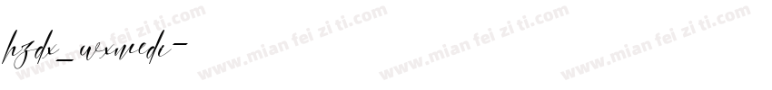 hzdx_wxmedi字体转换