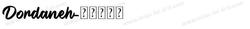 Dordaneh字体转换