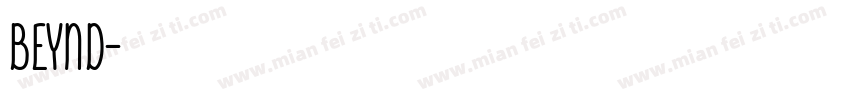 BEYND字体转换