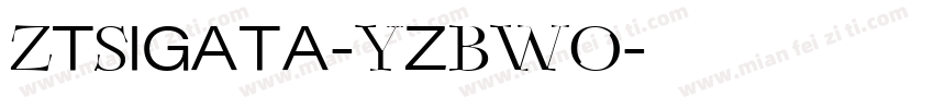 ZtSigata-YzBWO字体转换