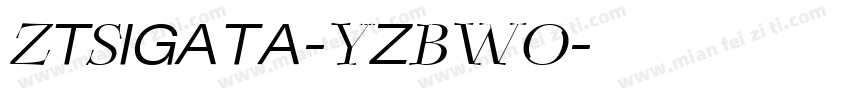 ZtSigata-YzBWO字体转换