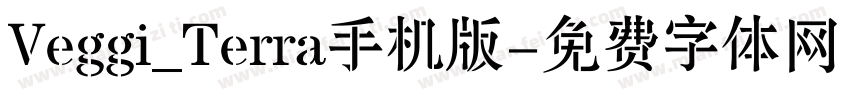 Veggi_Terra手机版字体转换