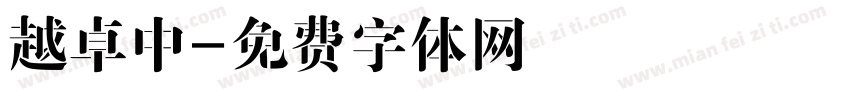 越卓中字体转换