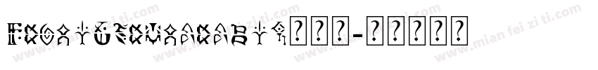 frutigerltarabic字符集字体转换
