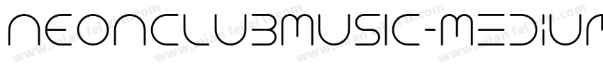 NEONCLUBMUSIC-Medium字体转换