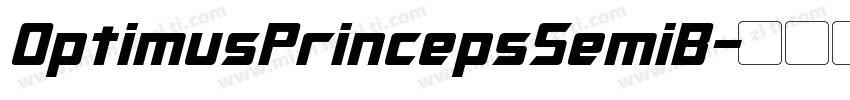 OptimusPrincepsSemiB字体转换