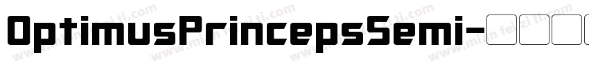 OptimusPrincepsSemi字体转换
