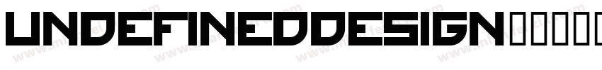 UNDEFINEDDESIGN字体转换
