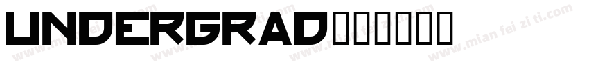 undergrad字体转换