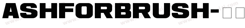 ashforbrush字体转换