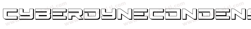 CyberdyneCondensedItalic-lyWd字体转换