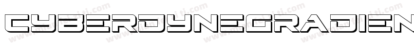 CyberdyneGradient-nzyg字体转换