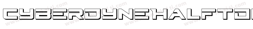 CyberdyneHalftone-R4zA字体转换