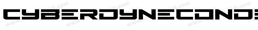 CyberdyneCondensedItalic-lyWd字体转换