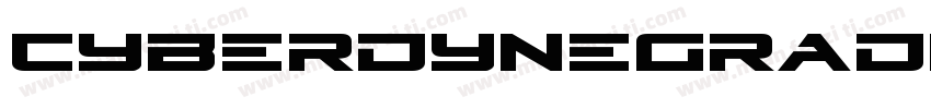 CyberdyneGradient-nzyg字体转换