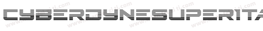 CyberdyneSuperItalic-wzVx字体转换