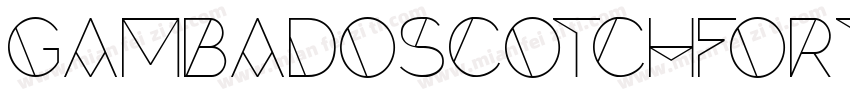 GambadoScotchForte字体转换