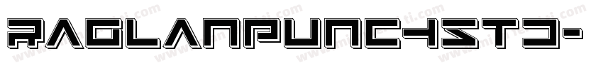 RaglanPunchStd字体转换