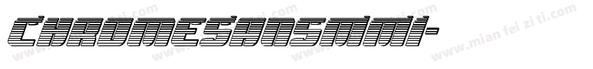 ChromeSansMMI字体转换