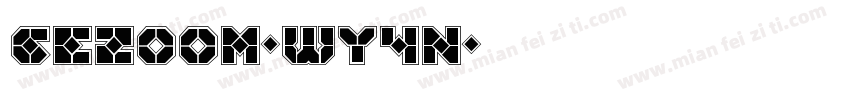 GeZoom-Wy4n字体转换