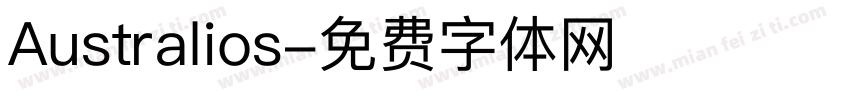 Australios字体转换